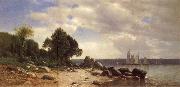 Colman Samuel Blick auf den Hudson oil painting reproduction